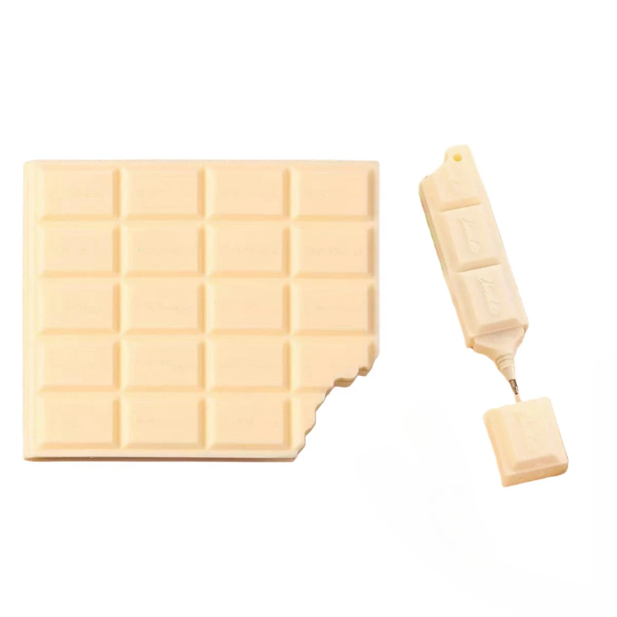 80 Pages/Set Creative Chocolate Shaped Pocket Notebook& Pen Set