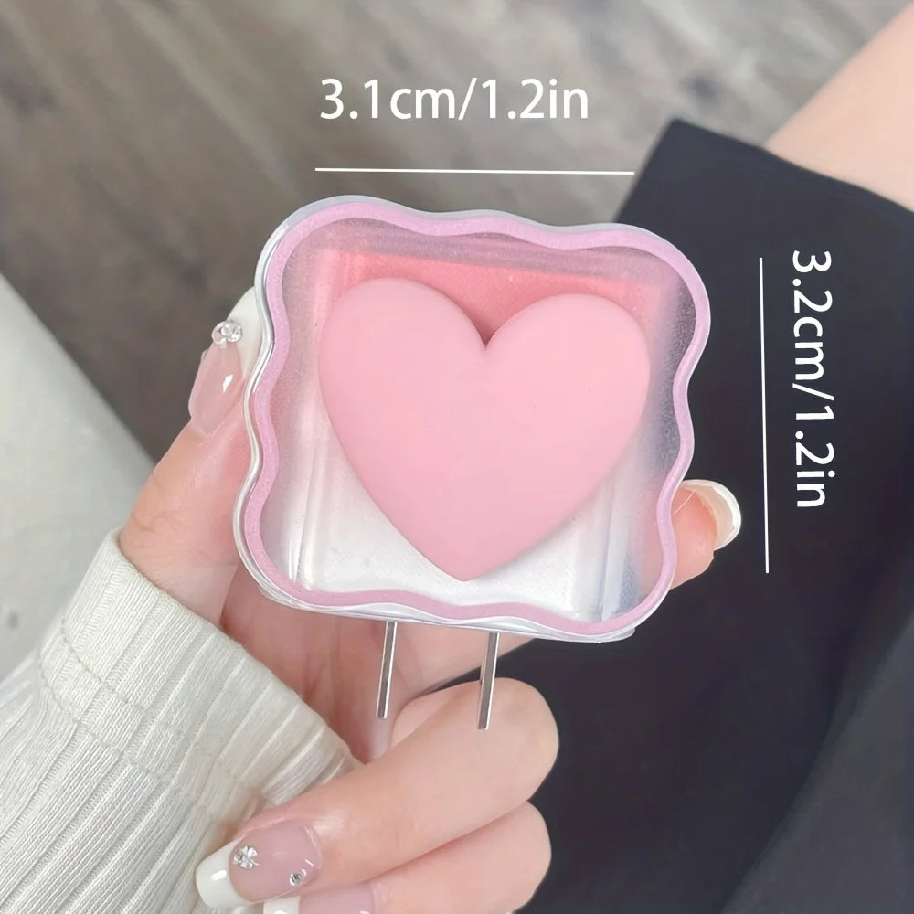 3D Love Charger Protector Cable Organiser for IPhone 15 14 13 12 Pro Max