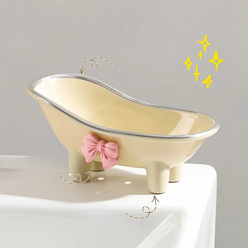 Mini Bathtub-Shaped Soap Dish