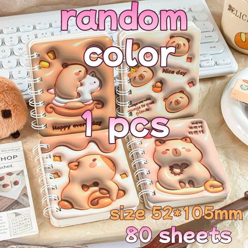 3D Cover Puff A7 Notebook