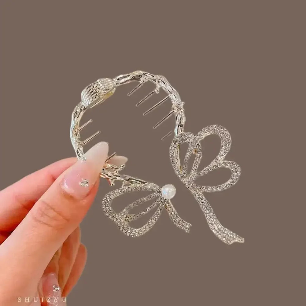 Flower Tassel Hair Clip Women