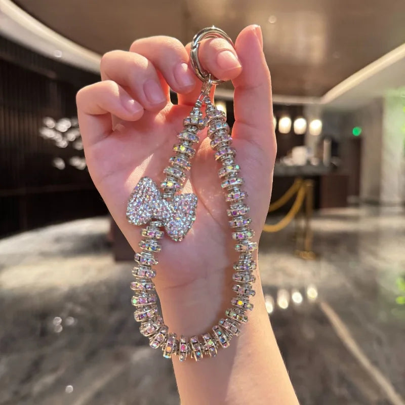 Luxury Pearl Crystal Bead Key Chains