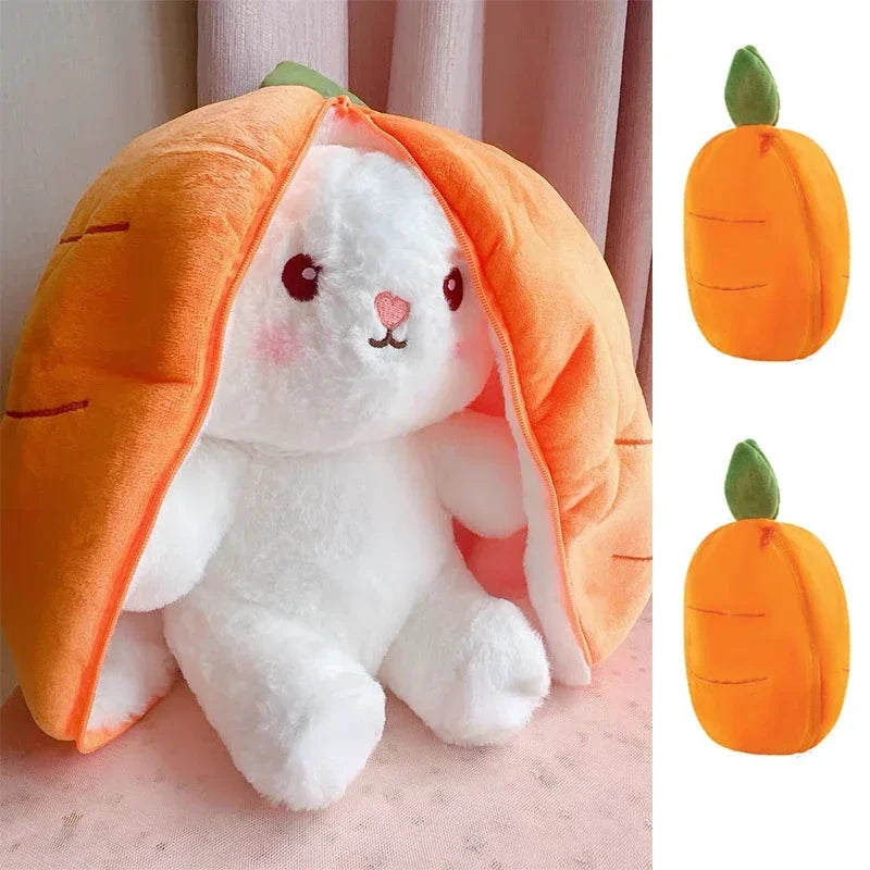 Cute Strawberry Carrot Rabbit Plush