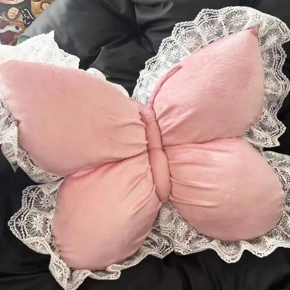 Cute Princess Butterfly Office Pillow