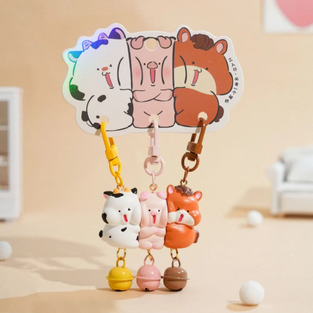 3 Pcs Magnetic Magnetic Snap Keychain