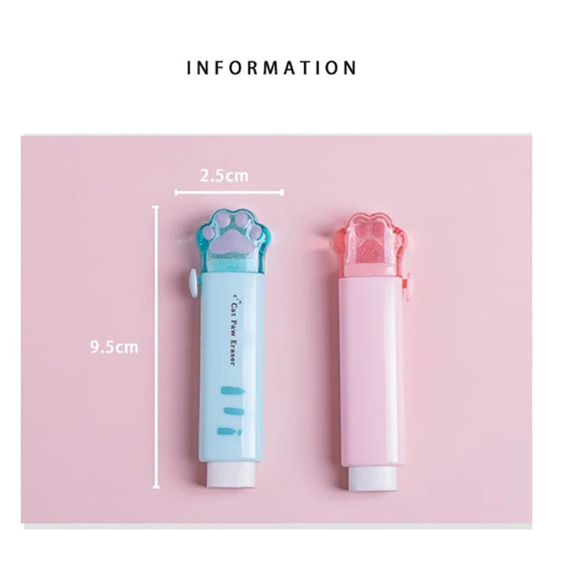 4PCS Children's School Rubber Eraser Pencil Stationery