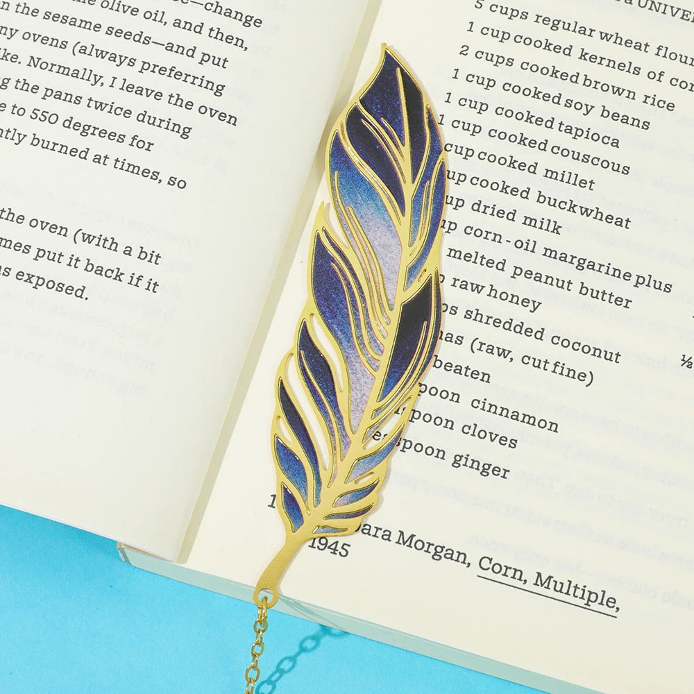 Iron Feather & Clover Bookmark