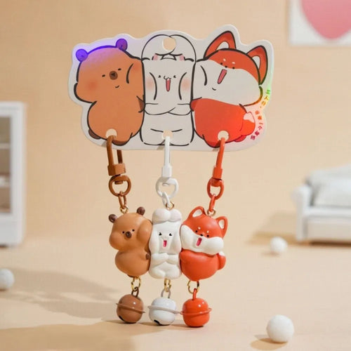 3 Pcs Magnetic Magnetic Snap Keychain