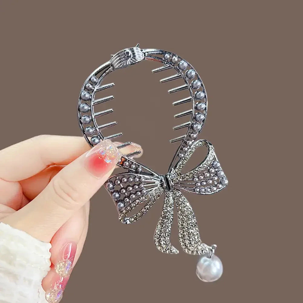 Flower Tassel Hair Clip Women