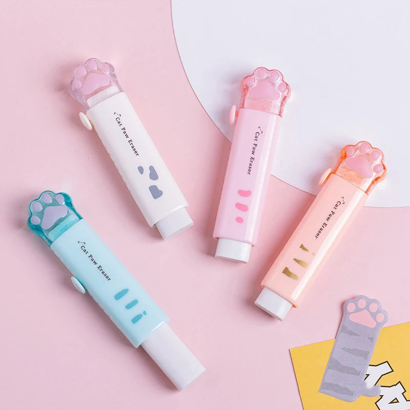 4PCS Children's School Rubber Eraser Pencil Stationery