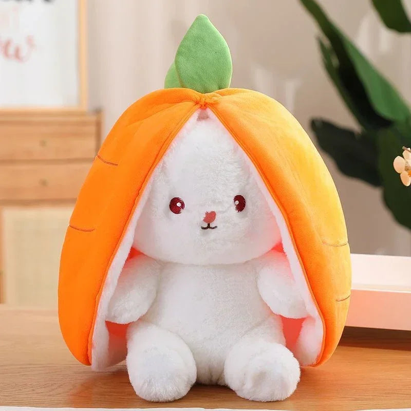 Cute Strawberry Carrot Rabbit Plush