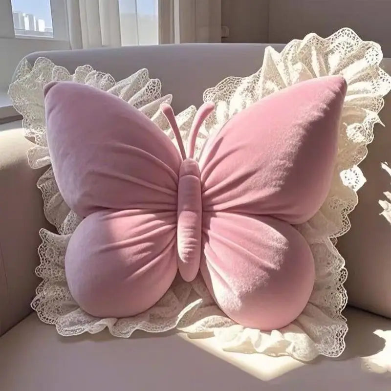 Cute Princess Butterfly Office Pillow