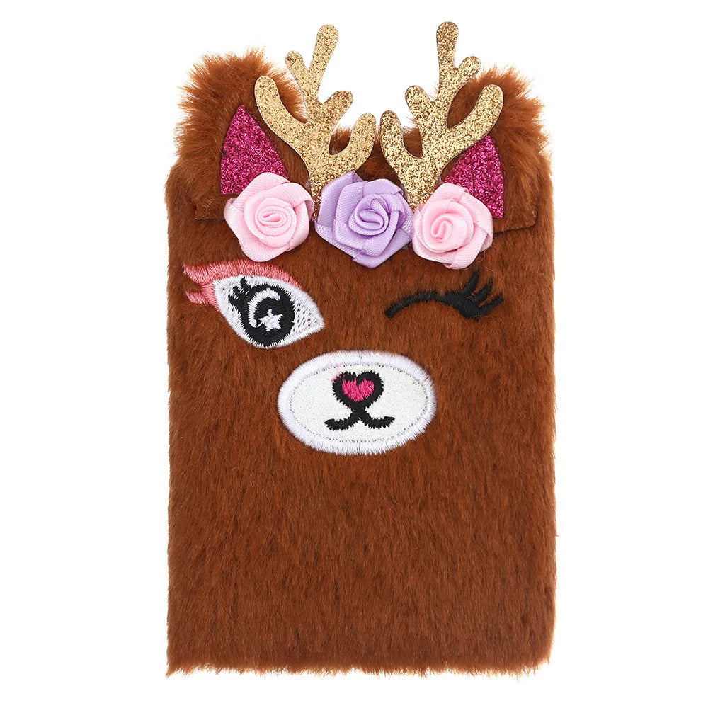 Cartoon Bunny Plush Notebook
