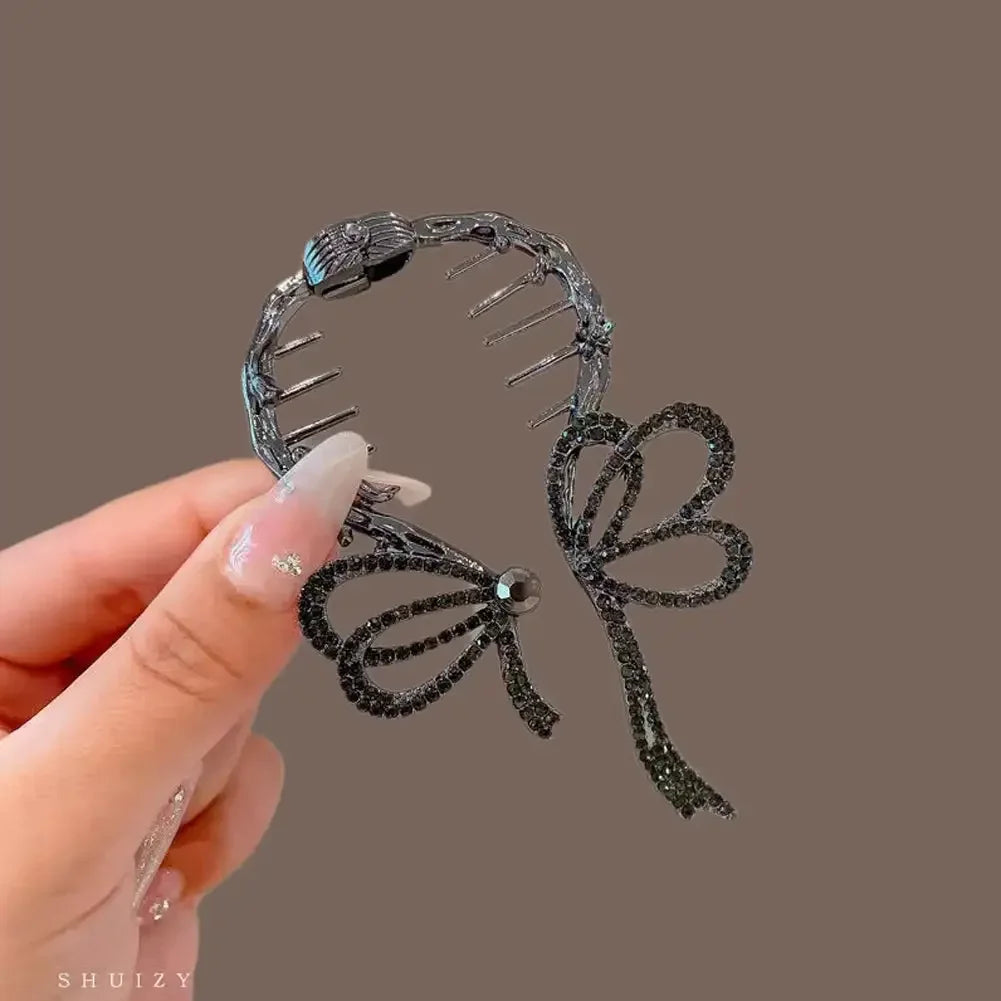Flower Tassel Hair Clip Women