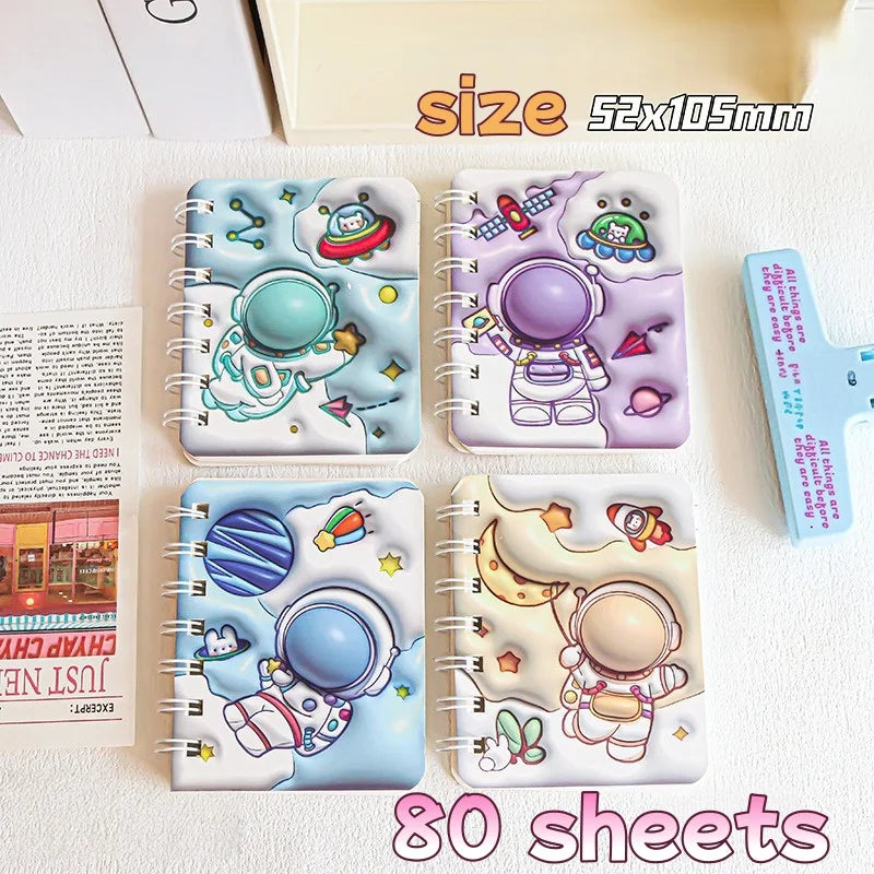 3D Cover Puff A7 Notebook