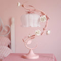 Romantic pink table lamp
