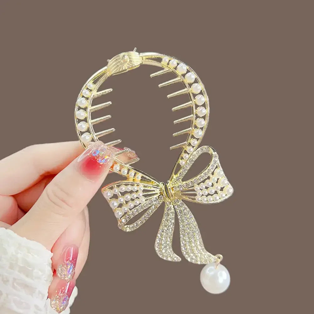 Flower Tassel Hair Clip Women