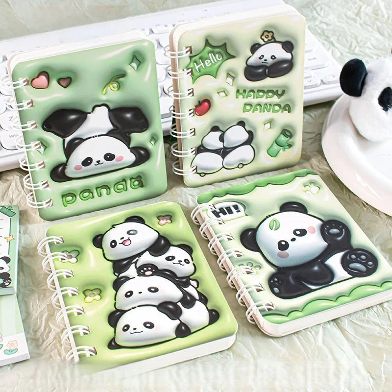 3D Cover Puff A7 Notebook