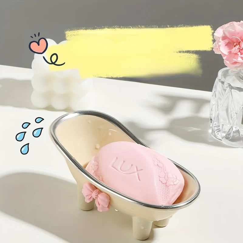Mini Bathtub-Shaped Soap Dish