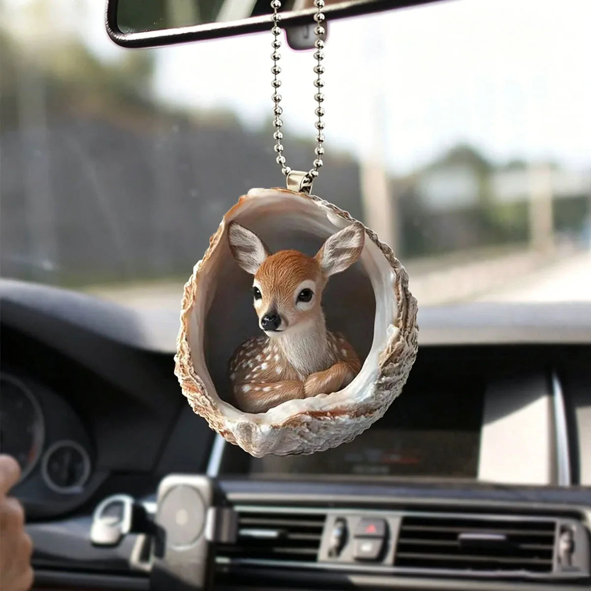2D Acrylic Deer Shape Car Charm