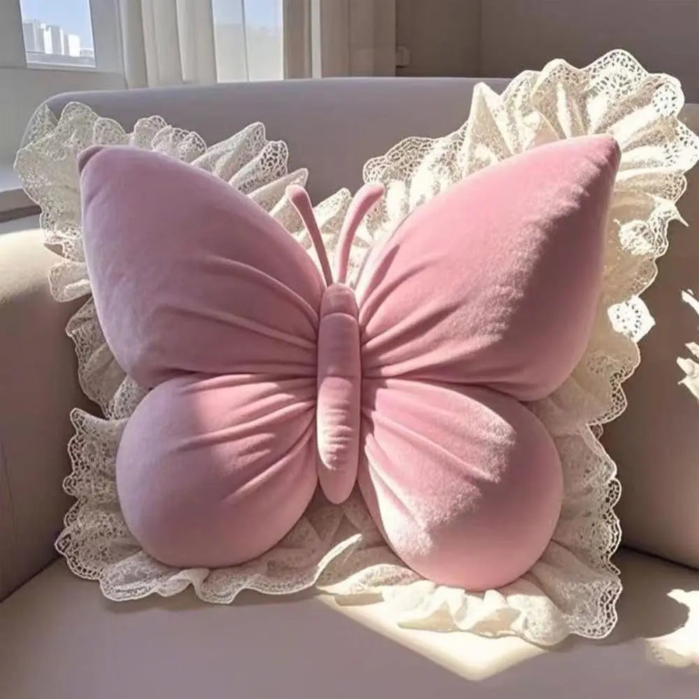 Cute Princess Butterfly Office Pillow