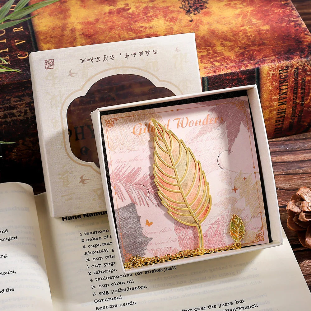 Iron Feather & Clover Bookmark