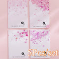 5Pcs Little Notebooks Anime Cartoon Notepad Planner Journal