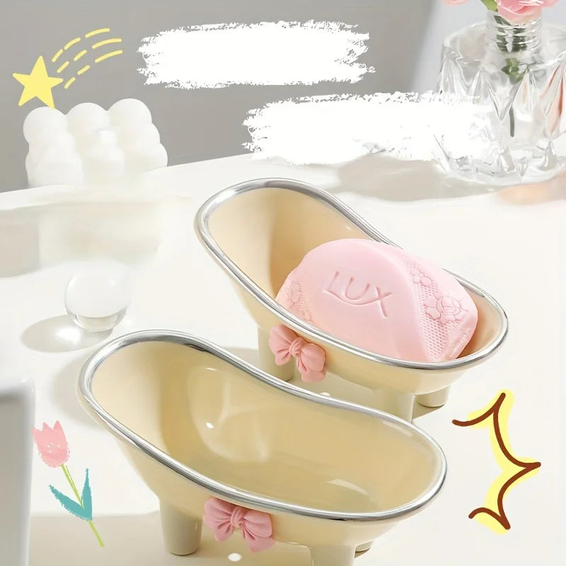 Mini Bathtub-Shaped Soap Dish