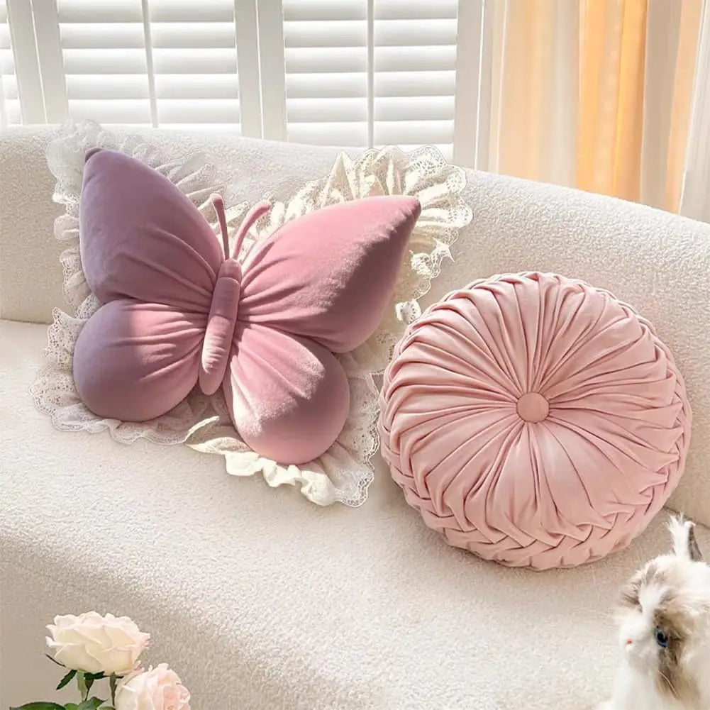 Cute Princess Butterfly Office Pillow