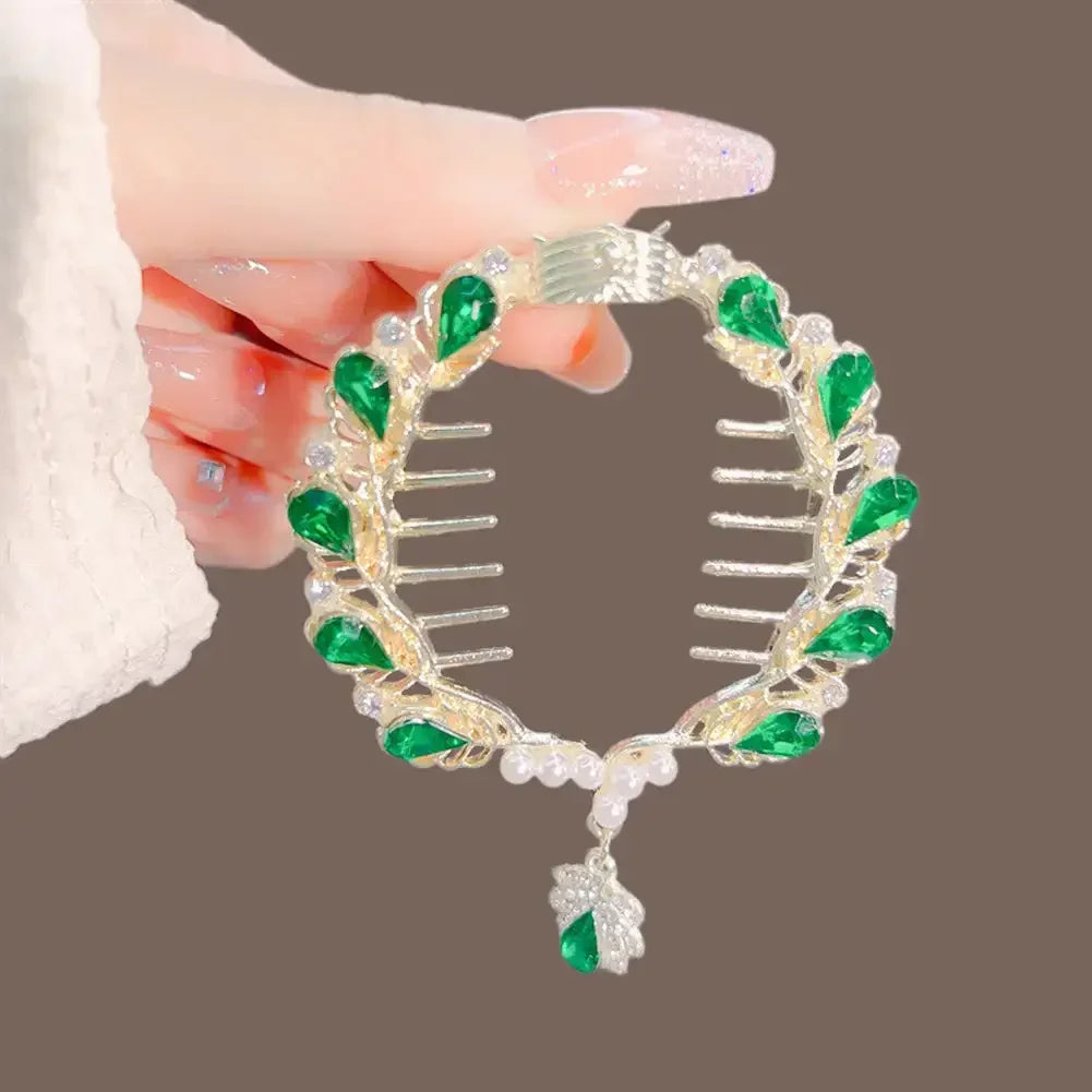 Flower Tassel Hair Clip Women